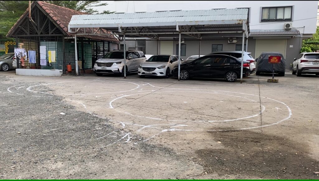 4区のA1バイク免許練習所。バイクに慣れていない人向け。