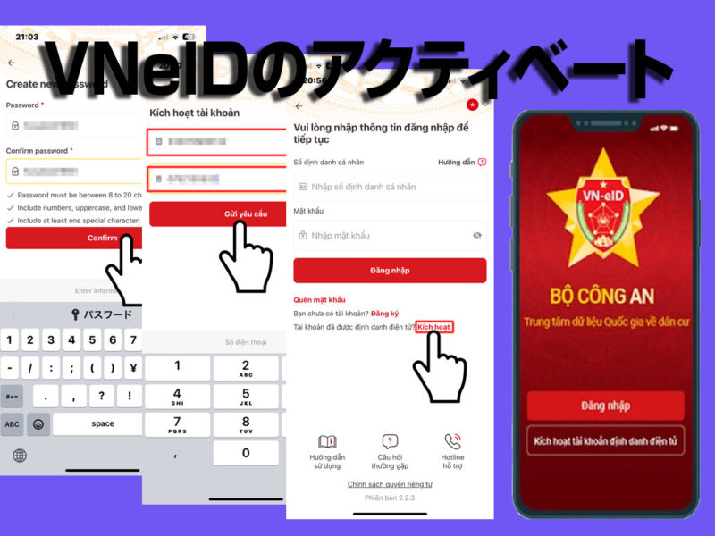 VNeIDをアクティベートする